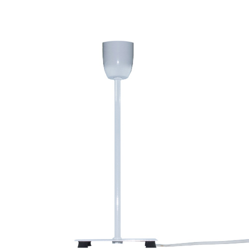 Velador sin pantalla blanco altura 25cm